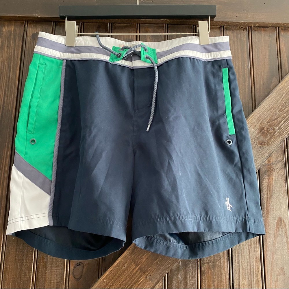 Original Penguin swim trunks. Size 34